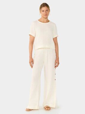 NEW Tavi Unwind Gauze Tee in Coconut